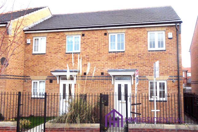 Thumbnail End terrace house to rent in Monarch Court, Longbenton, Newcastle Upon Tyne