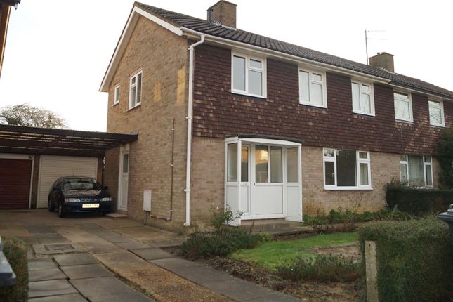 Thumbnail Semi-detached house to rent in Harding Way, Cambridge