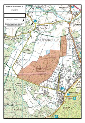 Land for sale in Hamptworth, Salisbury, Wiltshire SP5.