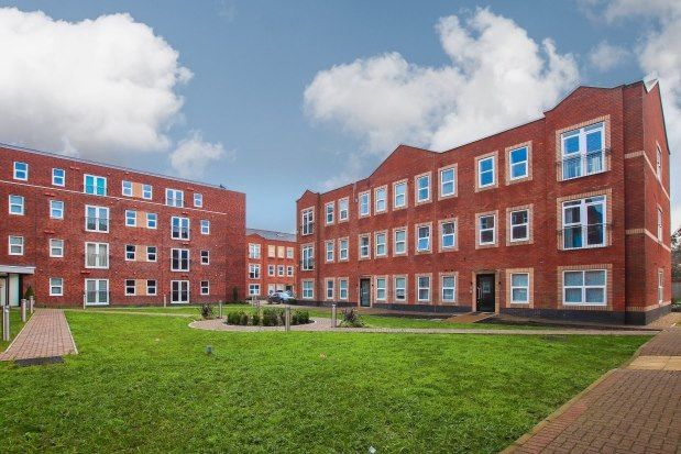 Thumbnail Flat to rent in Harrad House, Rugby