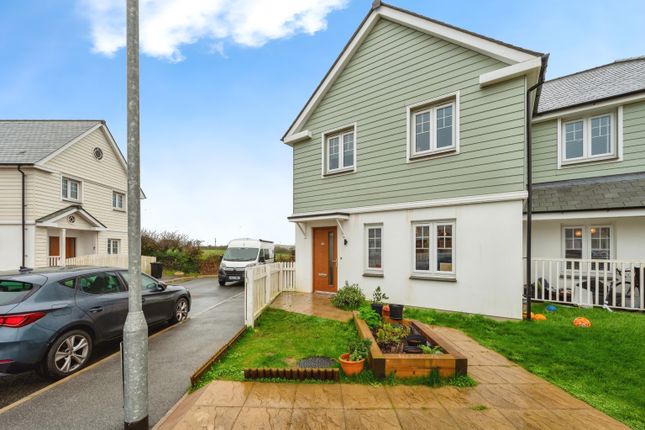 Thumbnail Semi-detached house for sale in Polpennic Drive, Padstow, Cornwall