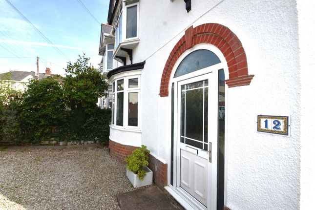Semi-detached house for sale in Middlemead Road, Tiverton, Devon