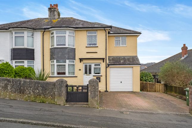 Thumbnail Semi-detached house for sale in Vicarage Road, Plymouth