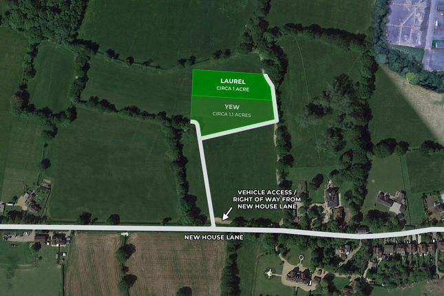 Thumbnail Land for sale in The Laurel, New House Lane, Horley, Surrey