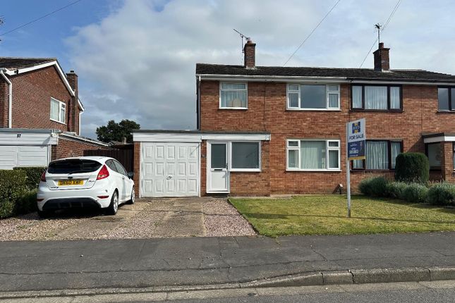 Thumbnail Semi-detached house for sale in Wolsey Road, Rugby