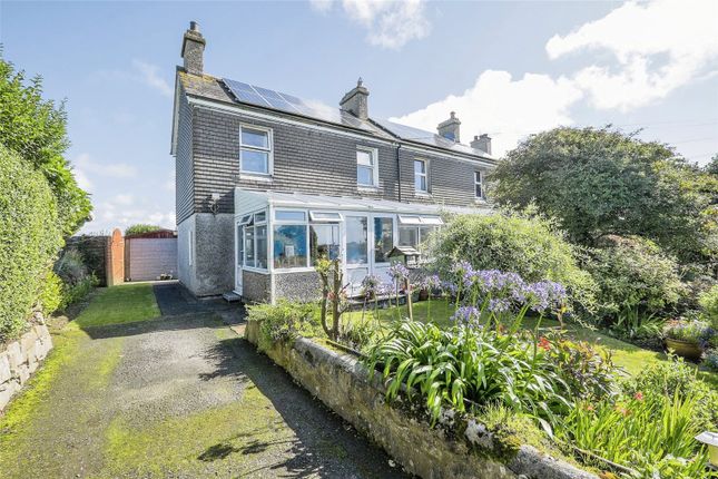 Semi-detached house for sale in Moorcroft, St. Buryan, Penzance, Cornwall