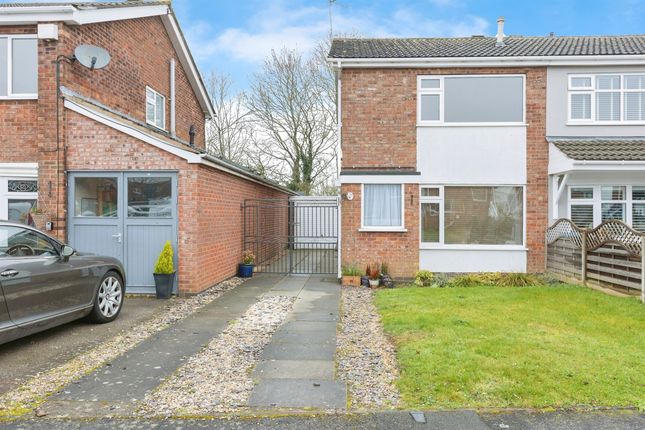 Semi-detached house for sale in Grantham Avenue, Broughton Astley, Leicester