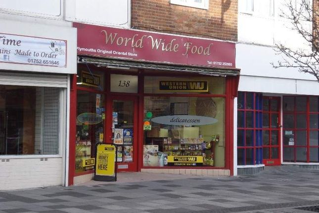 Retail premises for sale in Plymouth, Devon