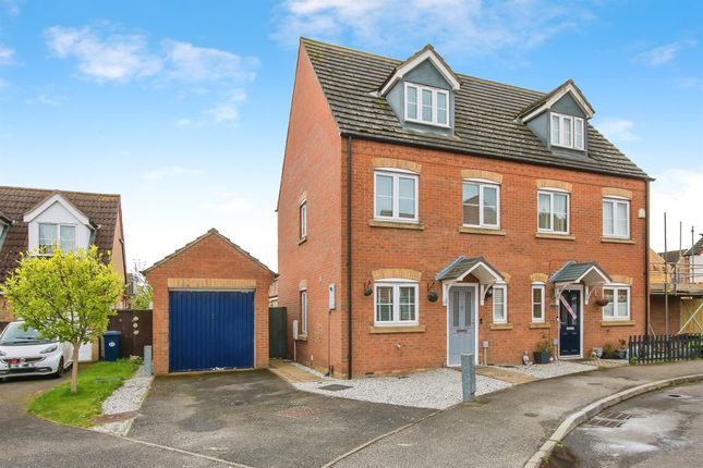 Semi-detached house for sale in John Bends Way, Parson Drove, Wisbech