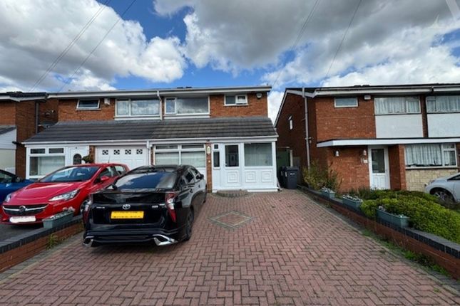 Thumbnail Semi-detached house for sale in Manor Gardens, Stetchford, Birmingham, West Midlands