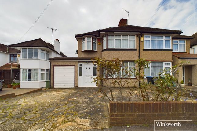 Thumbnail Semi-detached house for sale in Valley Drive, Kingsbury, London