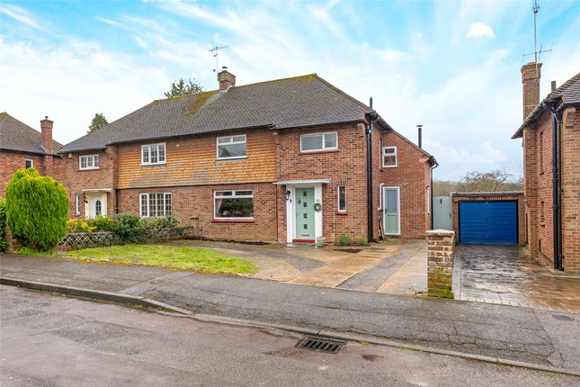 Thumbnail Semi-detached house for sale in Meadowlands, Hurst Green, Oxted, Surrey