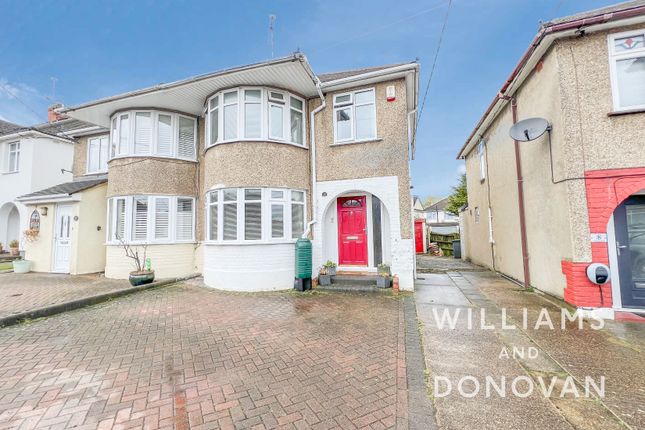 Thumbnail Semi-detached house for sale in Broad Walk, Hockley