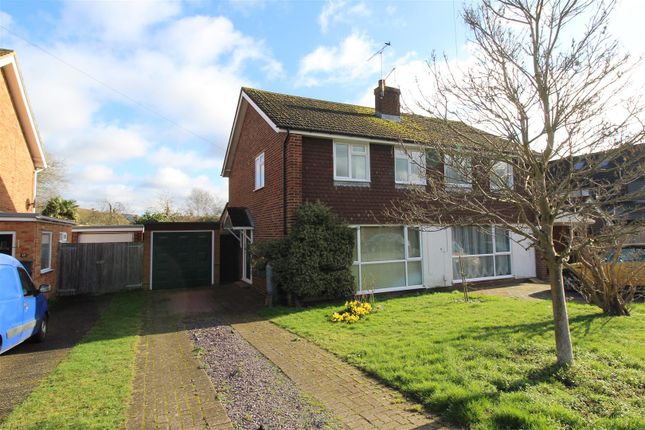 Thumbnail Semi-detached house for sale in Magdalen Close, Byfleet, Surrey