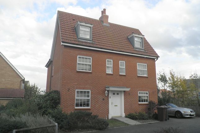 Thumbnail Detached house to rent in Chaffinch Road, Bury St. Edmunds