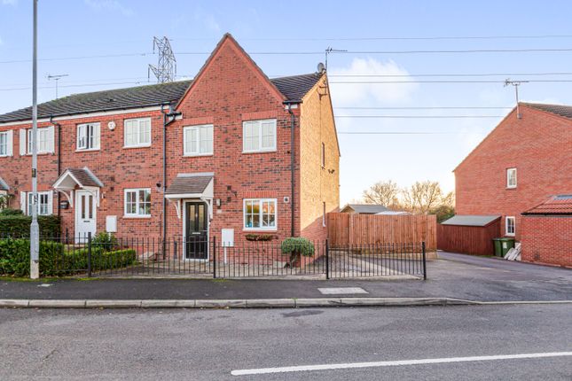 Thumbnail End terrace house for sale in New Bridge Road, Glen Parva, Leicester
