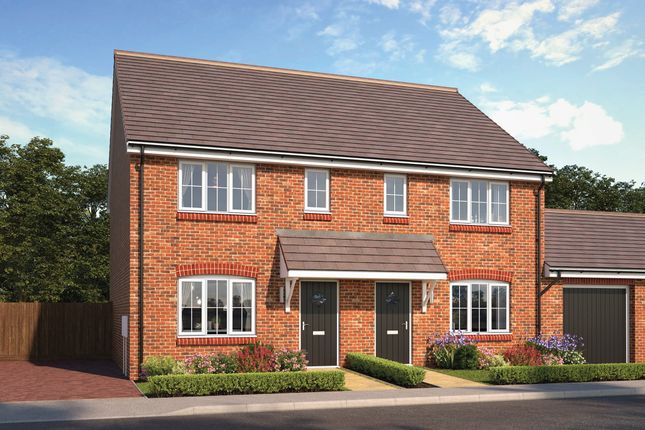 Thumbnail Semi-detached house for sale in "The Faber" at Forge Wood, Crawley