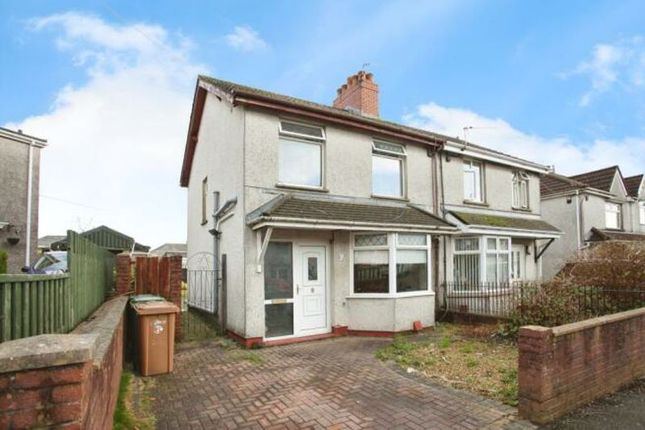 Thumbnail Semi-detached house for sale in 48, Bedwellty Road, Cefn Fforest, Blackwood, Caerphilly