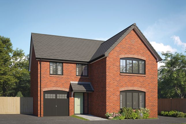Thumbnail Detached house for sale in "The Forester" at Gatewen Road, New Broughton, Wrexham