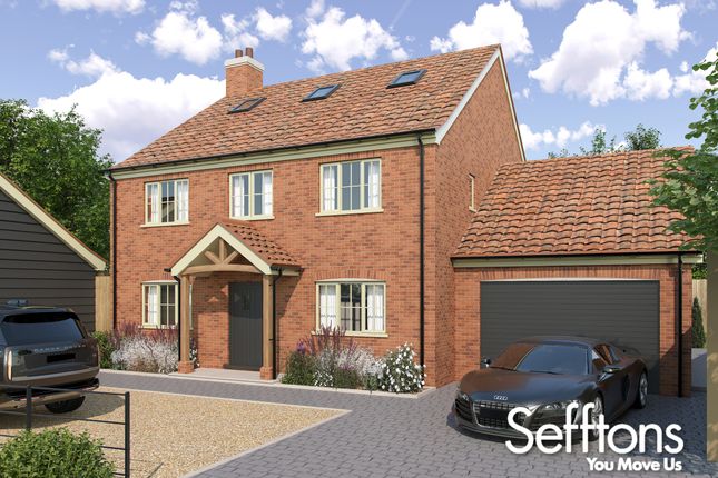 Thumbnail Detached house for sale in The Street, Foxley, Dereham, Norfolk