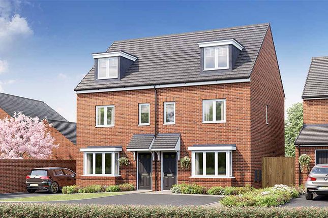 Semi-detached house for sale in "The Stratton" at Eakring Road, Bilsthorpe, Newark