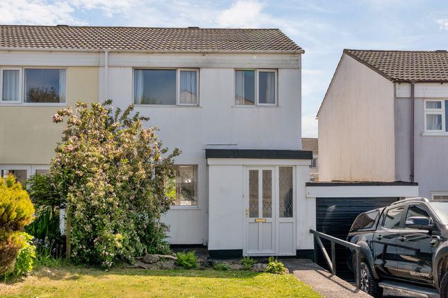 Thumbnail Semi-detached house for sale in Boscarn, Redruth