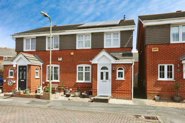 Thumbnail Semi-detached house for sale in Sapphire Close, Gosport