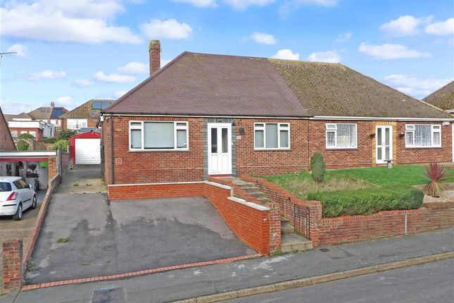 Thumbnail Semi-detached bungalow for sale in Cheriton Court Road, Folkestone, Kent