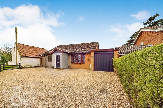 Thumbnail Detached bungalow for sale in Ranworth Road, Blofield Heath, Norwich