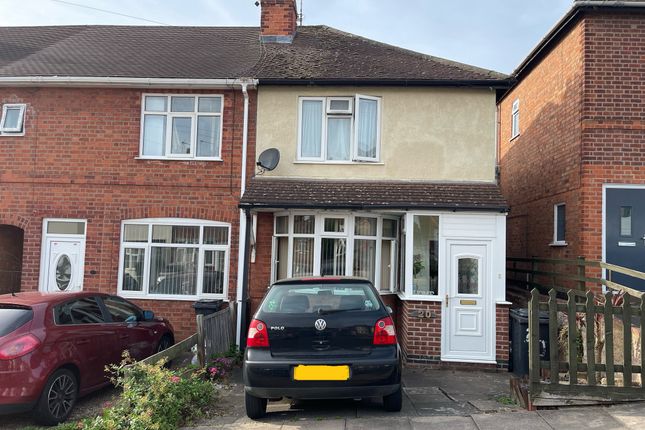 Thumbnail End terrace house for sale in Jean Drive, Leicester