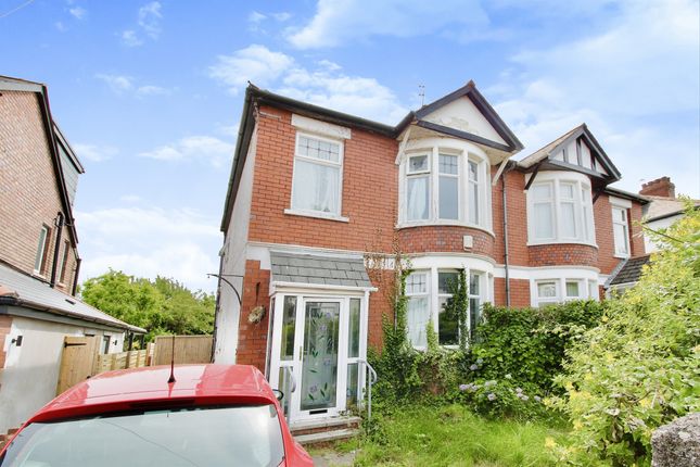 Thumbnail Semi-detached house for sale in Augusta Crescent, Penarth
