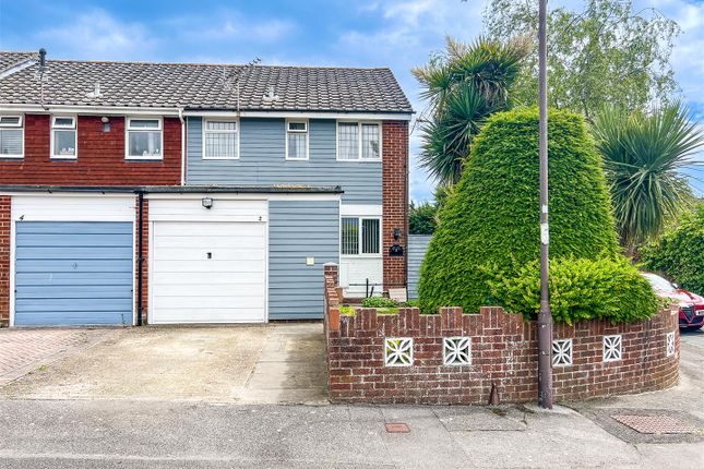 Thumbnail End terrace house for sale in Sedgefield Close, Cosham, Portsmouth