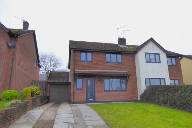Thumbnail Semi-detached house to rent in Lodge Hill, Caerleon, Newport