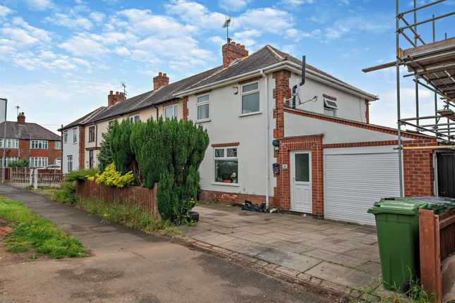 Thumbnail End terrace house for sale in Beechcroft Avenue, Leicester