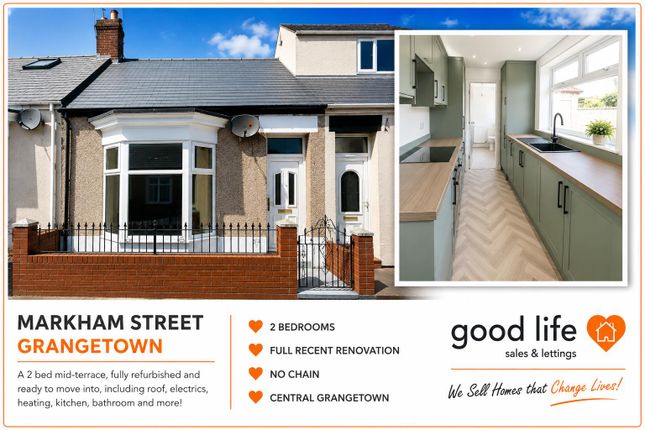 2-bed house on 18, Markham Street, Sunderland, £89,995