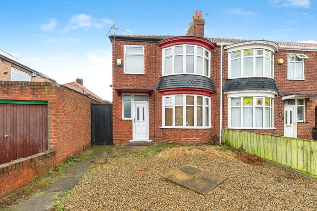 Thumbnail End terrace house for sale in Welburn Avenue, Middlesbrough, North Yorkshire