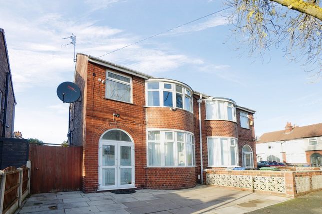 Thumbnail Semi-detached house for sale in Buckingham Road, Stretford, Manchester