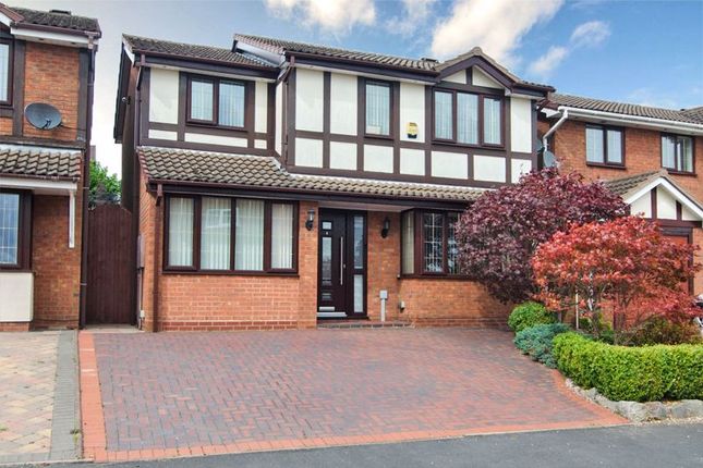 Thumbnail Detached house for sale in Burleigh Close, Hednesford, Cannock