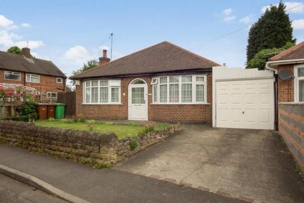 Thumbnail Bungalow to rent in Dorothy Grove, Nottingham