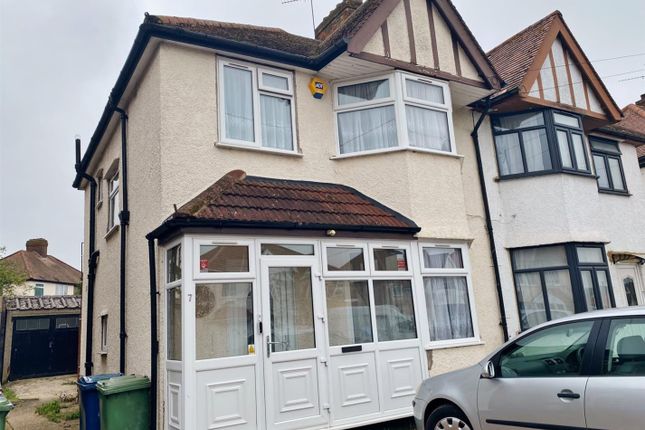 Thumbnail Semi-detached house to rent in Merlin Crescent, Edgware, Greater London