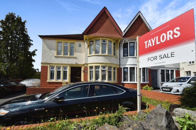 Thumbnail Semi-detached house for sale in Cyncoed Road, Cardiff