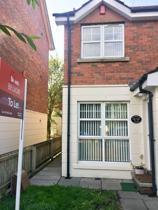 Thumbnail Semi-detached house to rent in Ardenlee Close, Belfast