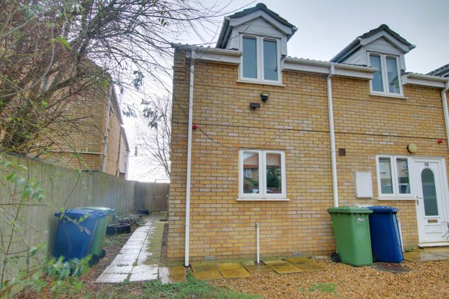 Thumbnail End terrace house for sale in Upwell Road, March