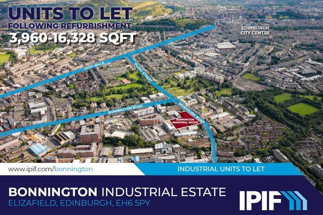 Thumbnail Industrial to let in Unit 4B, Bonnington Industrial Estate, Elizafield, Newhaven Road, Edinburgh