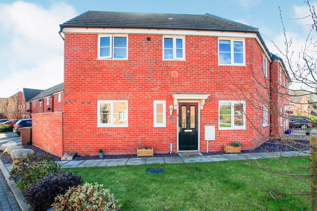 Thumbnail Semi-detached house for sale in Lander Crescent, Peterborough
