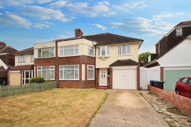 Thumbnail Semi-detached house for sale in Rosebery Avenue, Goring-By-Sea, Worthing