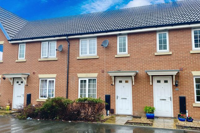 Thumbnail Terraced house for sale in Burrows Close, Grantham
