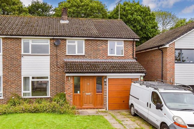Semi-detached house for sale in Wealdon Close, Southwater, Horsham, West Sussex