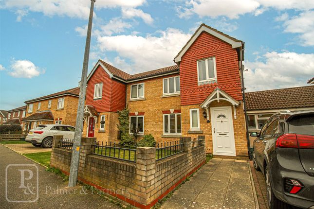 Link-detached house to rent in Titus Way, Colchester, Essex