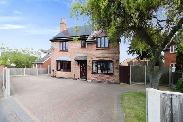 Thumbnail Detached house for sale in Needham Close, Oadby, Leicester